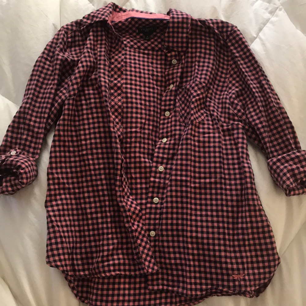 talbots button shirt